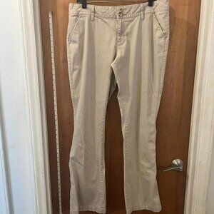 🐻Size 15 - Arizona Jeans - Beige Casual Pants W36XL33- Juniors